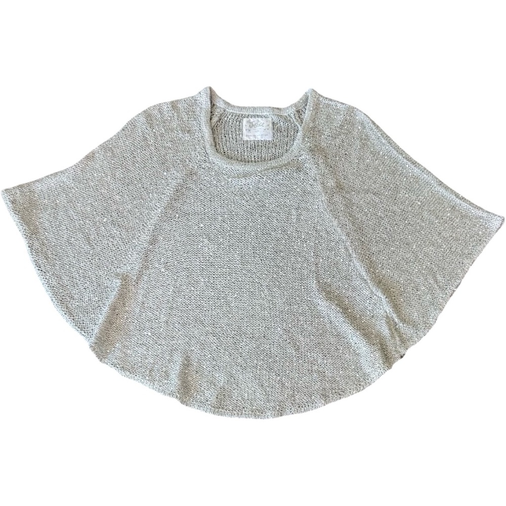 Justice Silver Knit Sweater